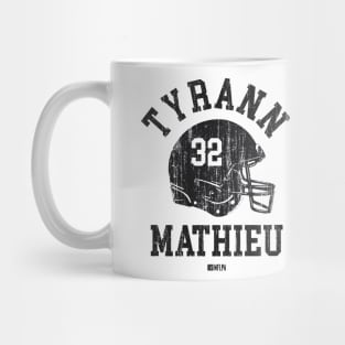 Tyrann Mathieu New Orleans Helmet Font Mug